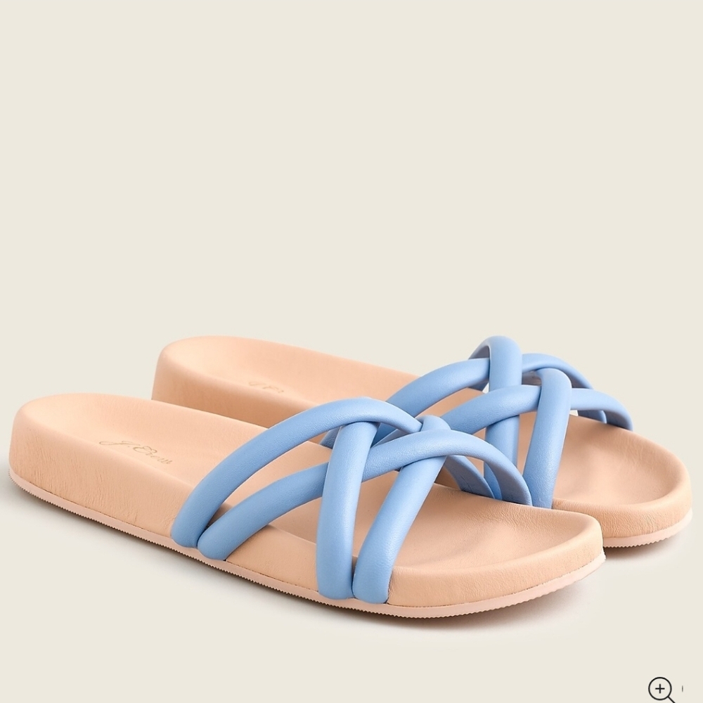 NWOT J. Crew Pacific Cushy Strap Sandals